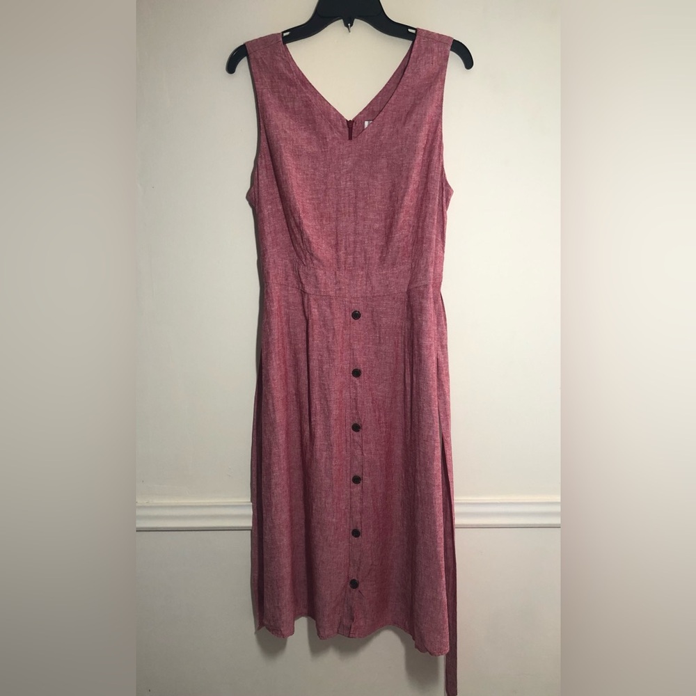 NWT Christopher & Banks Size 10 Red Midi Dress
